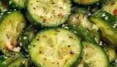 Crunchy Cucumber with Chili and Herbs