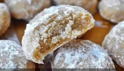 Keto Pecan Snowball Cookies are a delightful