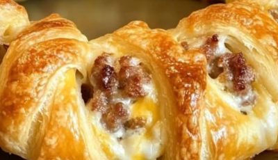 Holiday Crescent Ring with Savory or Sweet Fillings