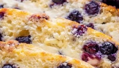 Blueberry Cream Cheese Bread