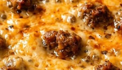 Cheesy Sausage Skillet Bake