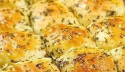 Cheesy Garlic Pull Apart Bread Rolls Soft Fluffy Oven Recipe