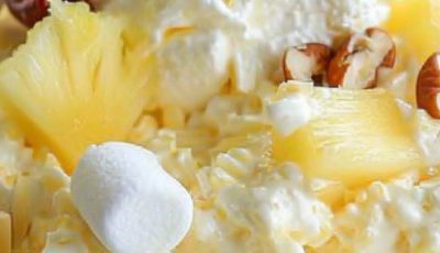 Pineapple Fluff Salad – The 5-Ingredient Dessert That Always Wins