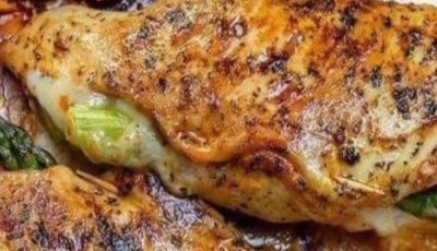 ASPARAGUS STUFFED CHICKEN BREAST