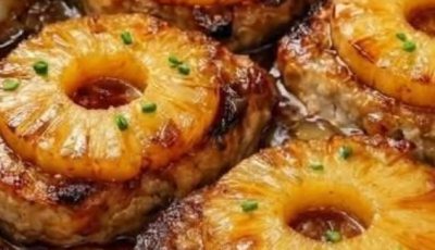 Oven Baked 3-Ingredient Pork Chops with Canned Pineapple