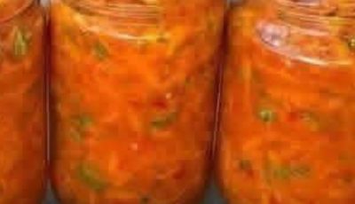 Spicy Carrot & Pepper Preserved Salad (Jar Recipe)