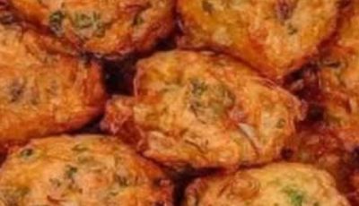 Crispy Potato Fritters with Onions and Herbs