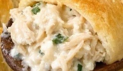 My mother-in-law made this for every baby shower and bridal luncheon in the 70s. Four ingredients and it still gets recipe requests every single time.