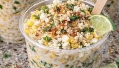 Creamy Mexican Street Corn Cups