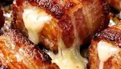 Beef-Stuffed Mozzarella Bites