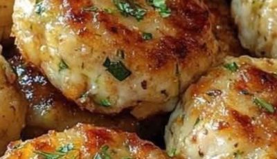 Cheesy Chicken Fritters