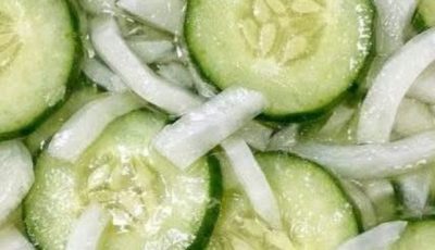 My grandfather swore by this 3 ingredient summer staple during hard times. Crisp, refreshing, and incredibly cheap to throw together straight from the garden.