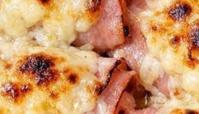 Dad always sneaks a batch of these before guests arrive. Just 3 ingredients. Warm, melted, and impossibly savory.